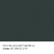 POLYESTER RAL 6012 MATT ME1BR (C) POLYESTER RAL 6012 MATT ME1BR (C)